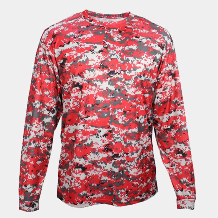 Youth Digital Camo Long Sleeve T-Shirt Thumbnail