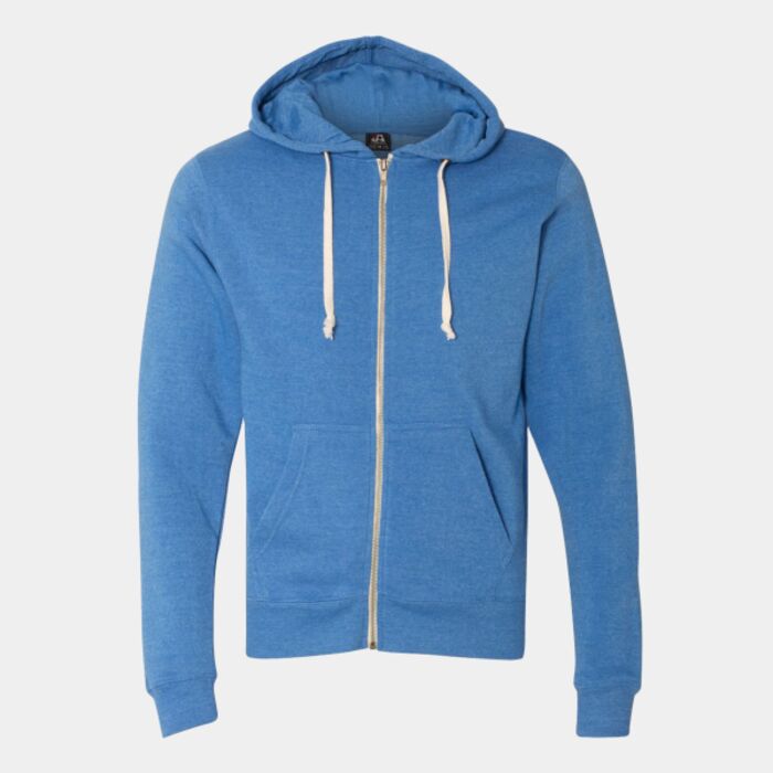 Men's Triblend Full-Zip Hooded Sweatshirt Thumbnail