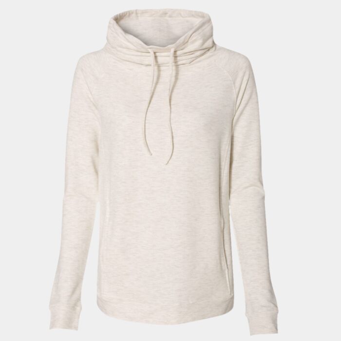 Women’s HeatLast™ Fleece Faux Cashmere Funnel Neck Sweatshirt Thumbnail