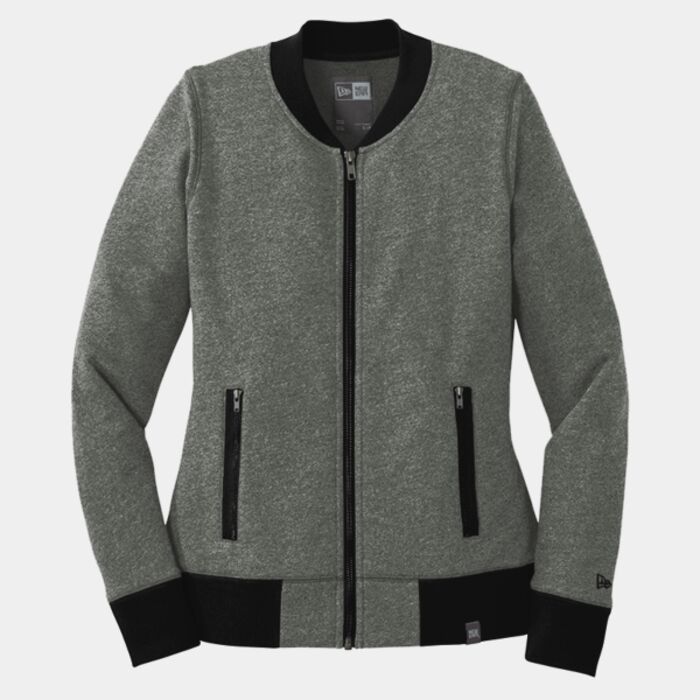 Women's French Terry Baseball Full Zip Thumbnail