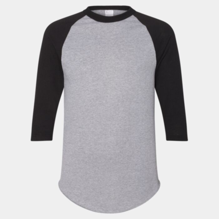 Unisex Three-Quarter Raglan Sleeve Baseball Jersey T-Shirt Thumbnail