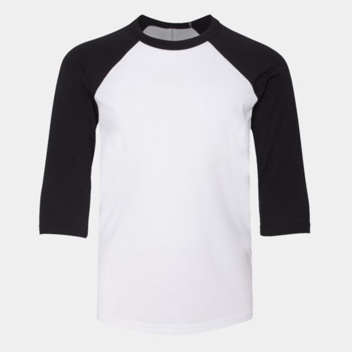 Youth Three-Quarter Sleeve Baseball Tee Thumbnail