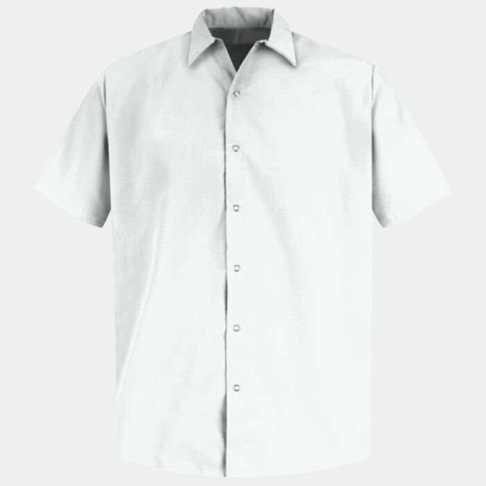 Men's Specialized Pocketless Polyester Work Shirt Thumbnail