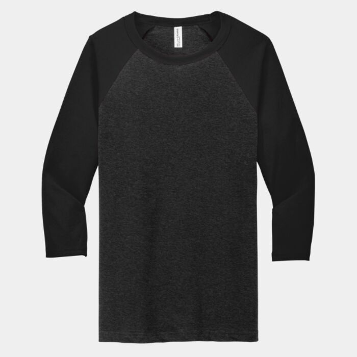 Unisex 3/4 Sleeve Baseball Tee Thumbnail