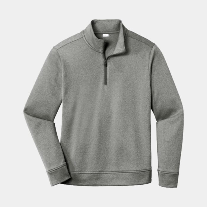 PosiCharge ® Sport Wick ® Heather Fleece 1/4 Zip Pullover Thumbnail
