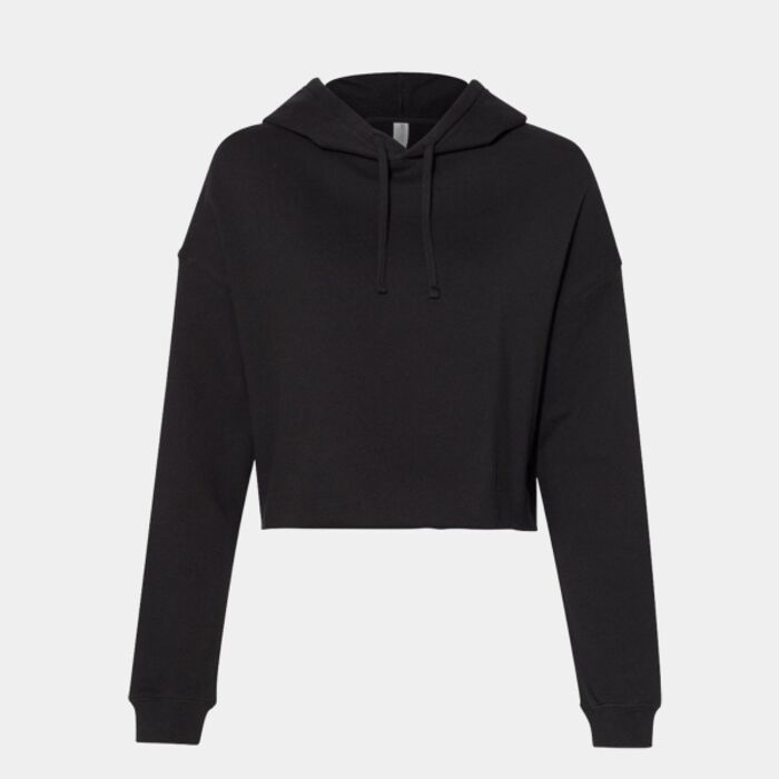 Women’s Lightweight Crop Hooded Sweatshirt Thumbnail