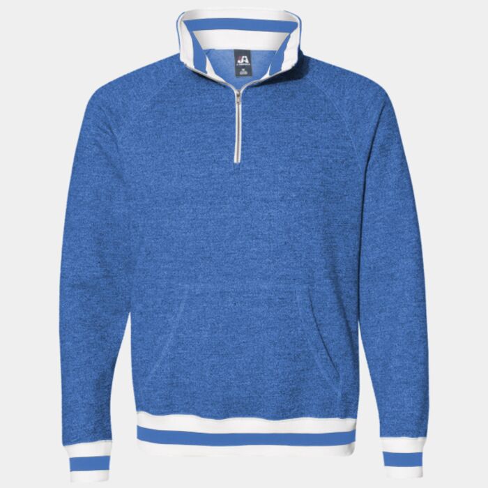 Men's Peppered Fleece Quarter-Zip Sweatshirt Thumbnail