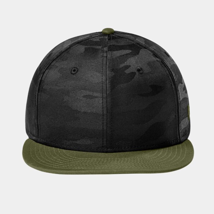 Camo Flat Bill Snapback Cap Thumbnail