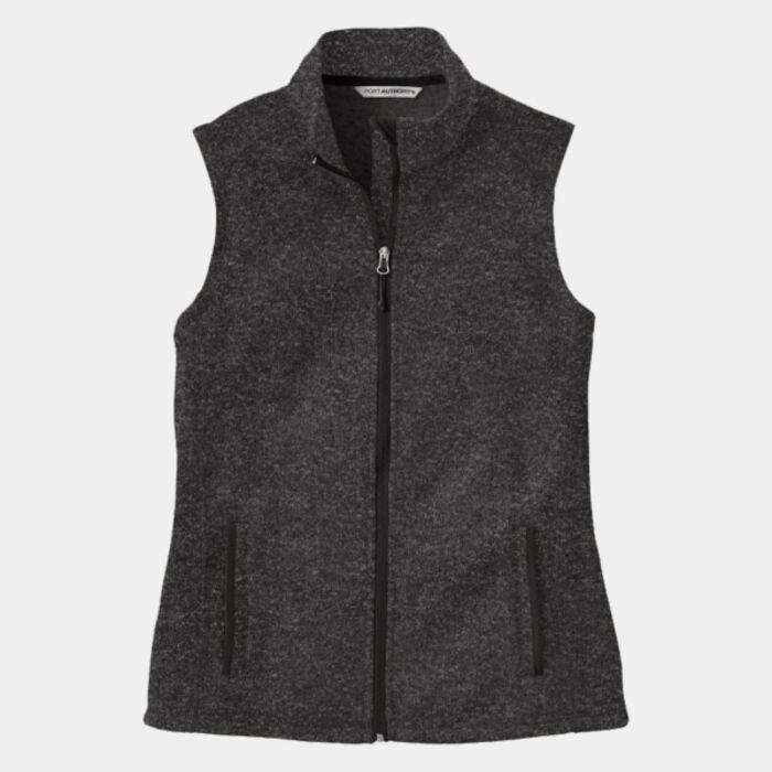 Women's Sweater Fleece Vest Thumbnail