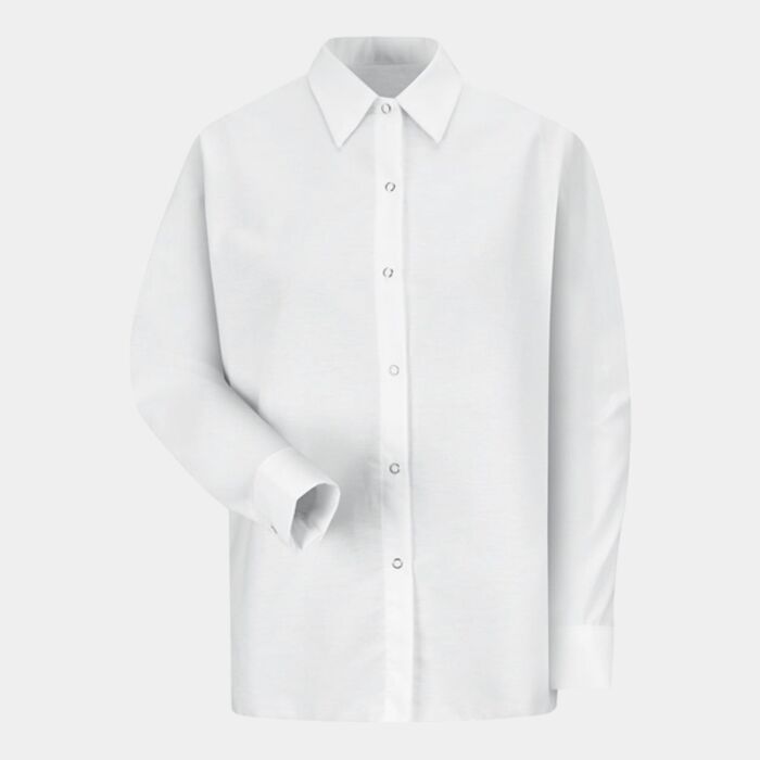 Women's Long Sleeve Specialized Pocketless Poplin Work Shirt Thumbnail