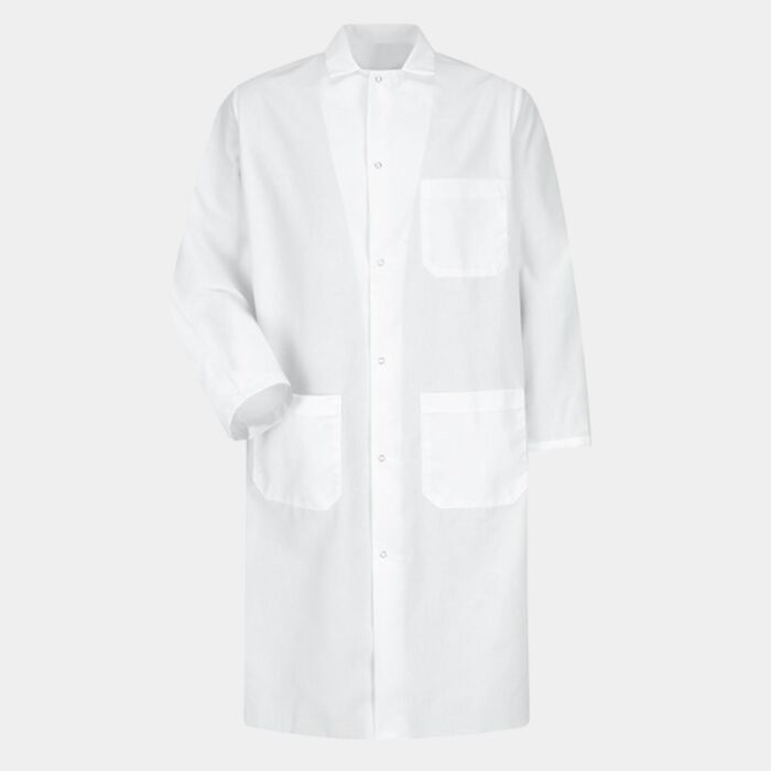 Men's Snap-Front Spun Polyester Butcher Coat Thumbnail