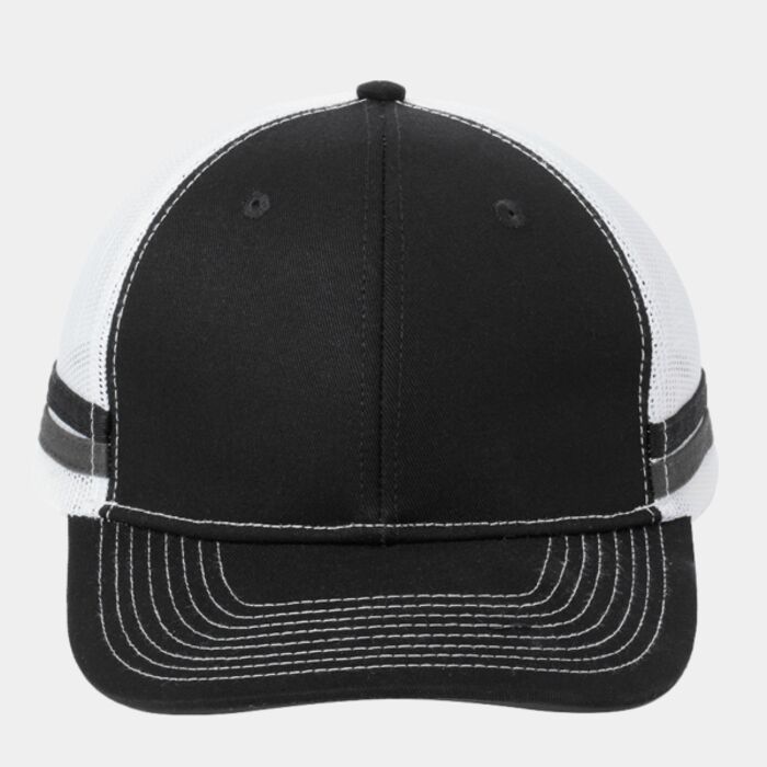 Two Stripe Snapback Trucker Cap Thumbnail
