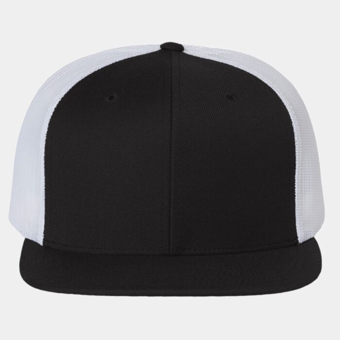 Wool Blend Flat Bill Trucker Cap Thumbnail