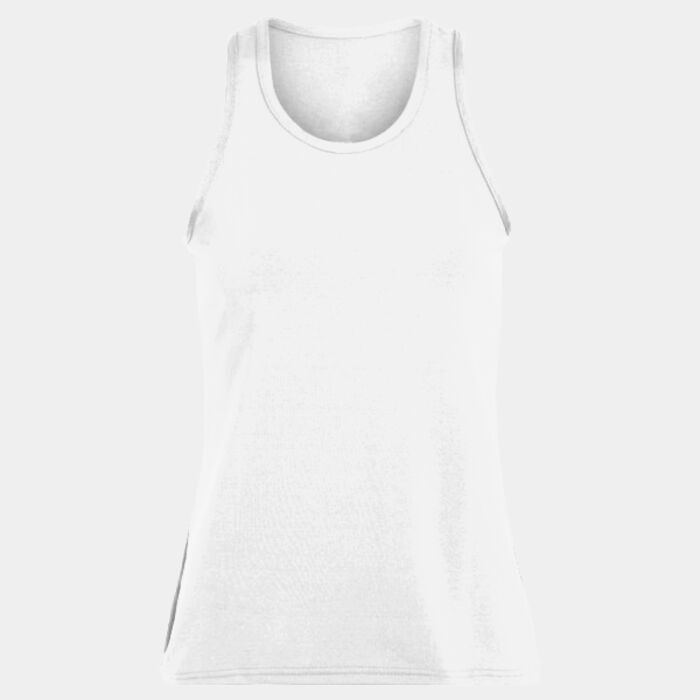 Women's Solid Racerback Tank Top Thumbnail