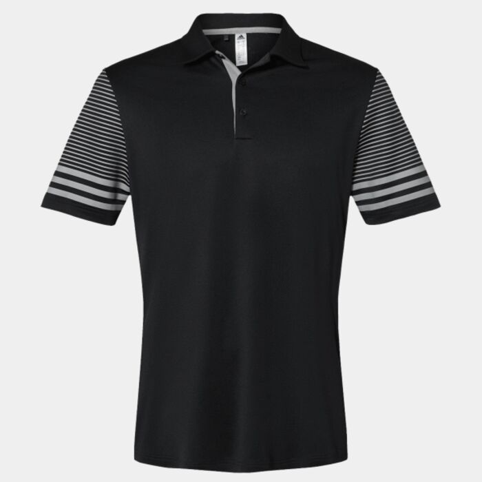 Men's Striped Sleeve Polo Thumbnail
