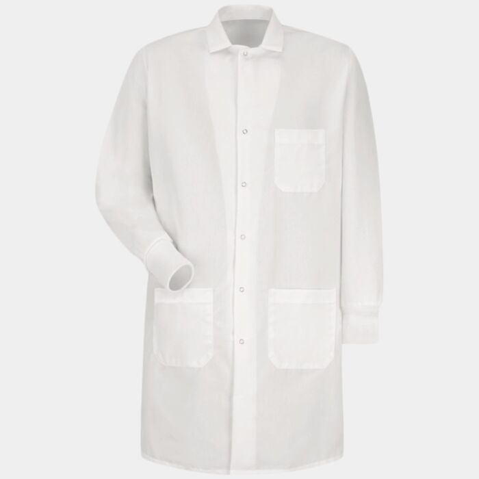 Unisex Poplin Specialized Cuffed Lab Coat Thumbnail