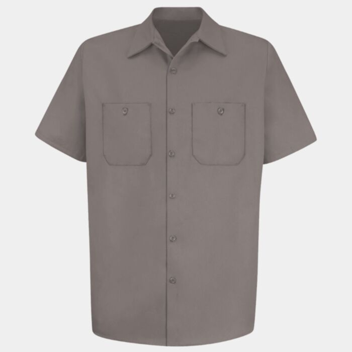 Men's Tall Cotton Short Sleeve Uniform Shirt Thumbnail