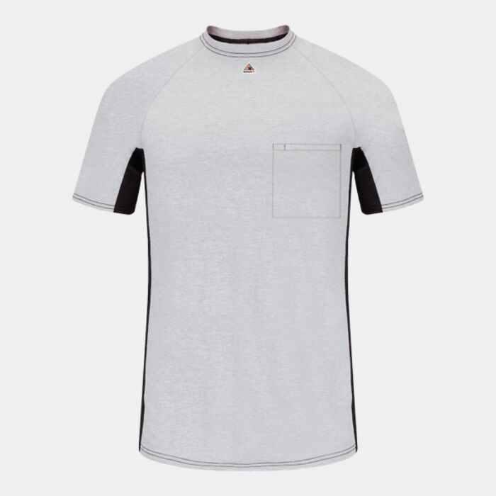 Men's FR Two-Tone Base Layer with Concealed Chest Pocket- EXCEL FR Thumbnail