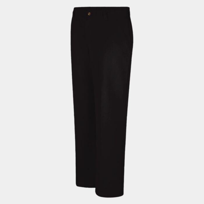 Women's Plain Front Cotton Pants Thumbnail