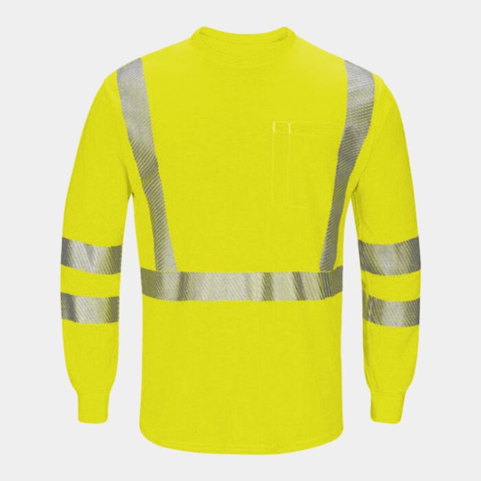 Men's Tall Hi-Visibility Lightweight Long Sleeve T-Shirt Thumbnail