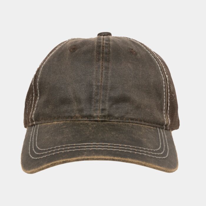 Weathered Cotton Mesh Back Cap Thumbnail
